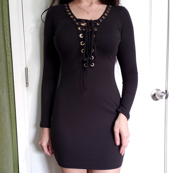 ❌SOLD❌Soft Longsleeve Dress - Picture 2 of 3